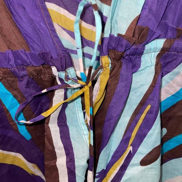 Diane Von Furstenberg Helma Kaftan Top Dress Womens Size Small - Picture 3 of 11